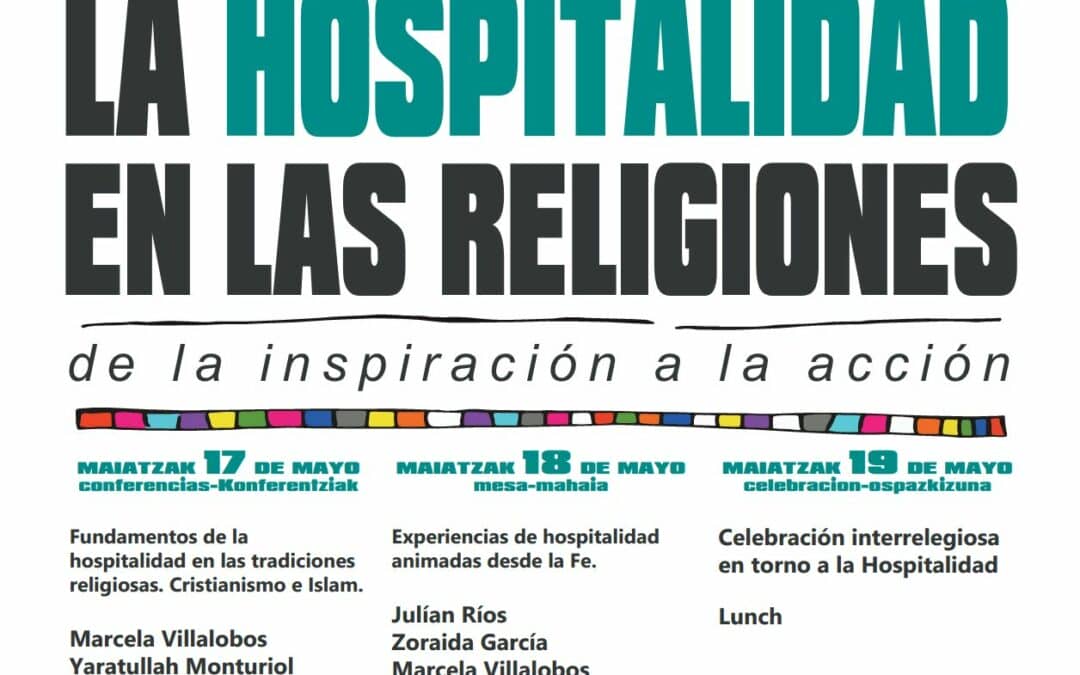 La hospitalidad en las religiones. Próximas jornadas en Bilbao