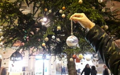 Árbol solidario en Lleida