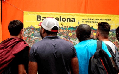 Alumnos de Migra Studium y de Jesuïtes Clot conviven y aprenden juntos
