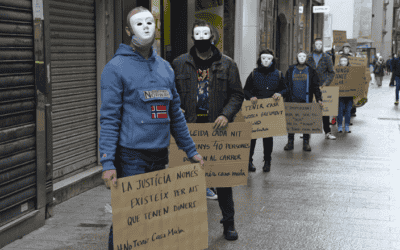 No tener casa mata, acción reivindicativa de Arrels Sant Ignasi