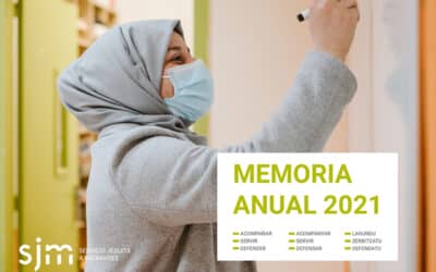 Memoria SJM 2021: más de 37.000 personas acompañadas